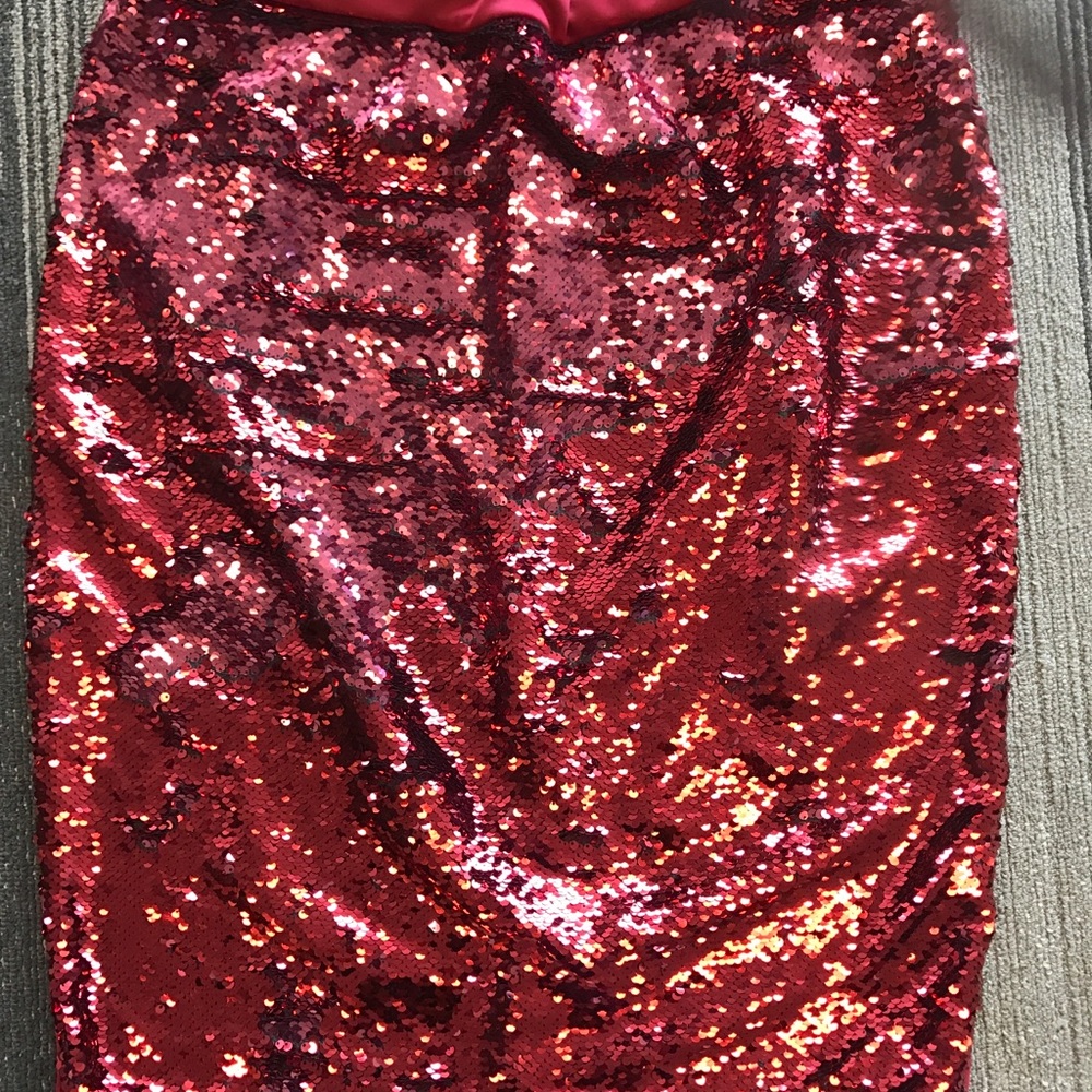 Knee length skirt